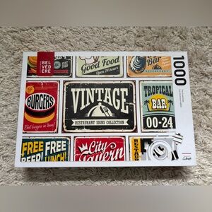 Vintage Restaurant Signs Puzzle